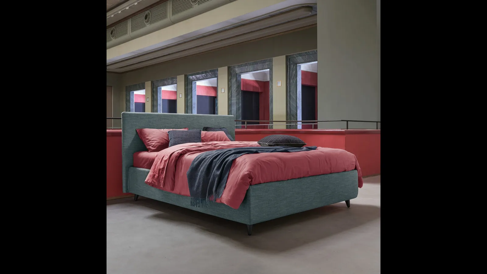 Letto in tessuto Sirio di Dorelan Letti