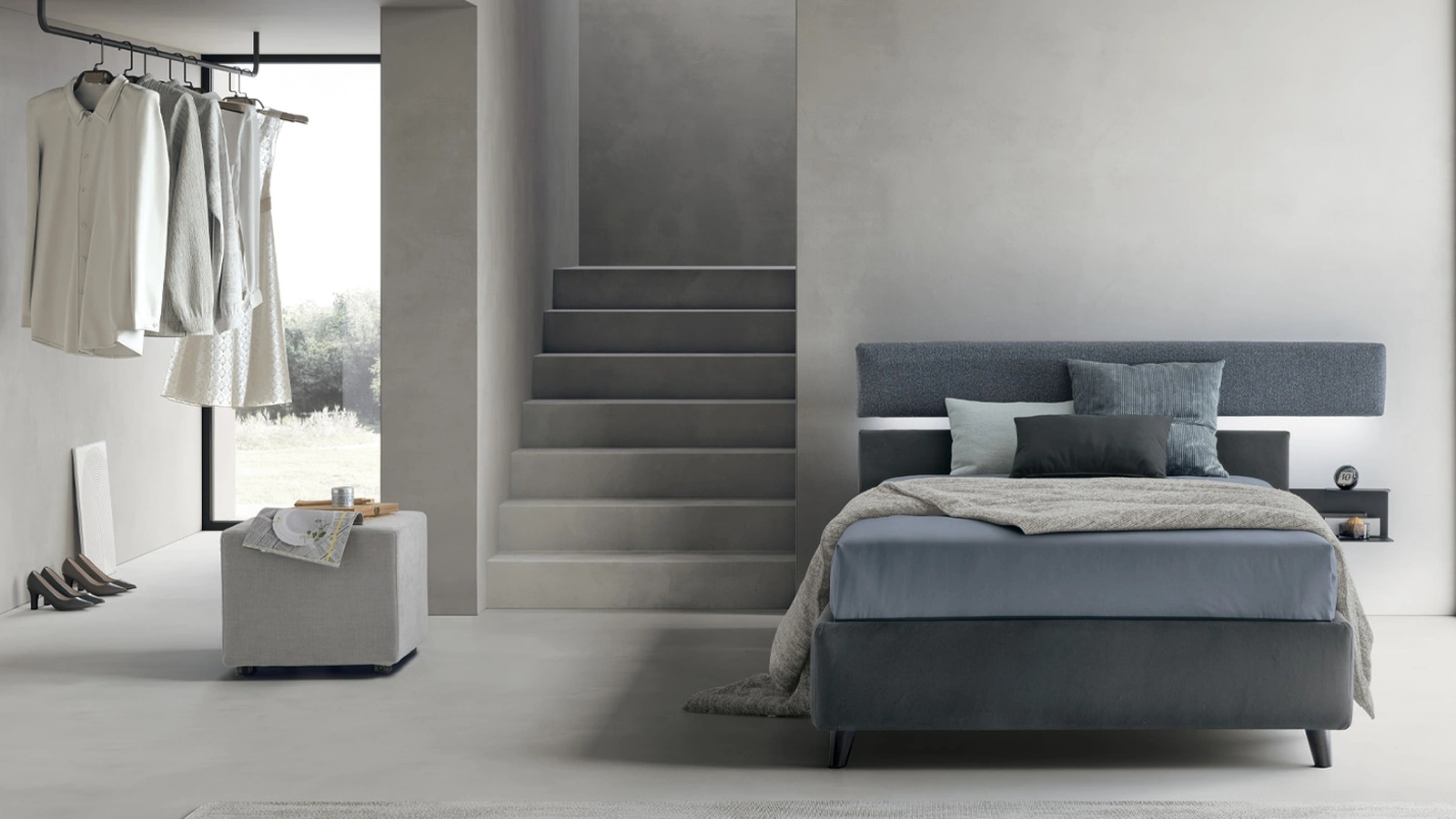 Letto con box contenitore Denver di V&Nice