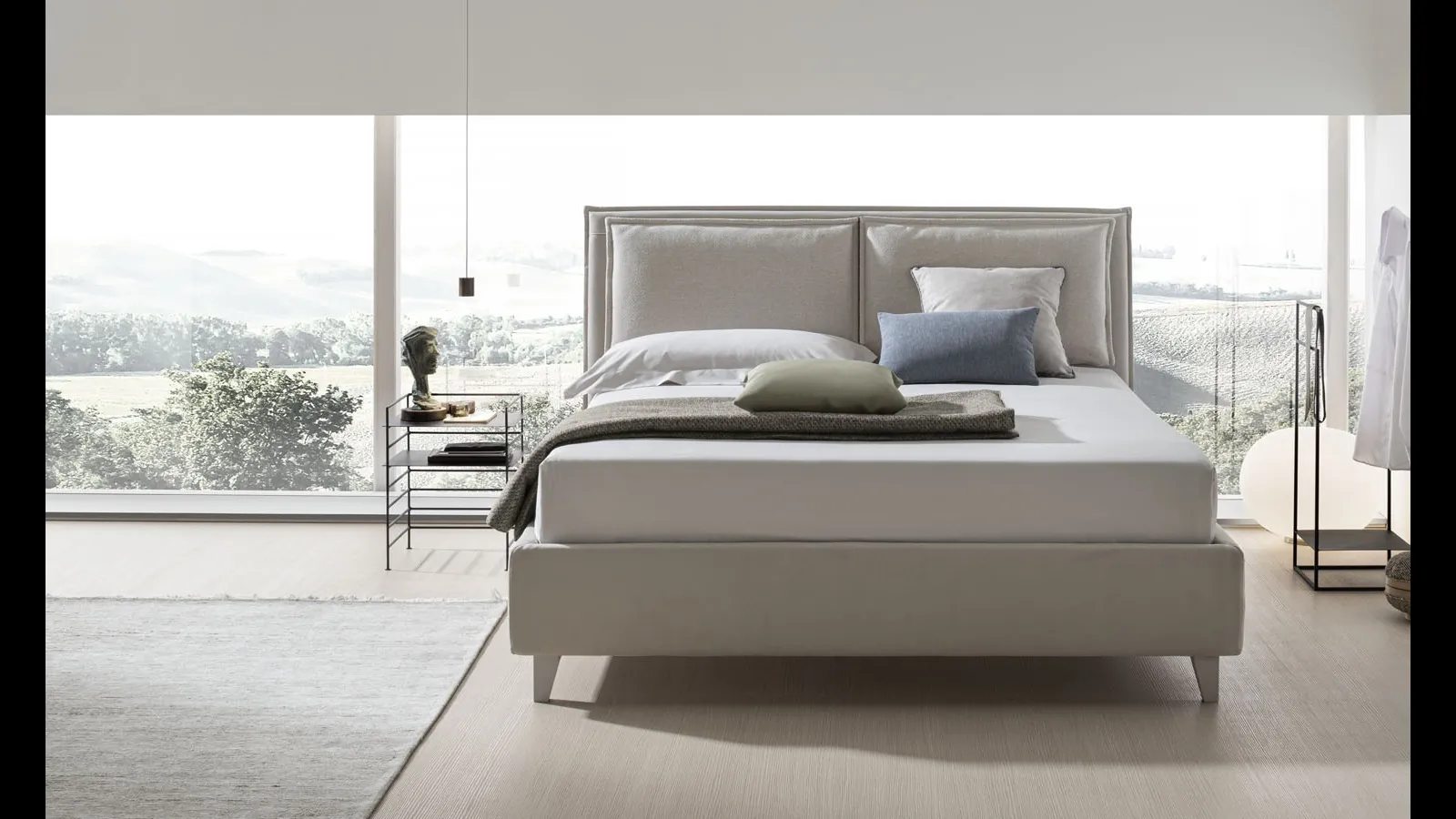 Letto in tessuto con box contenitore Wiki di V&Nice