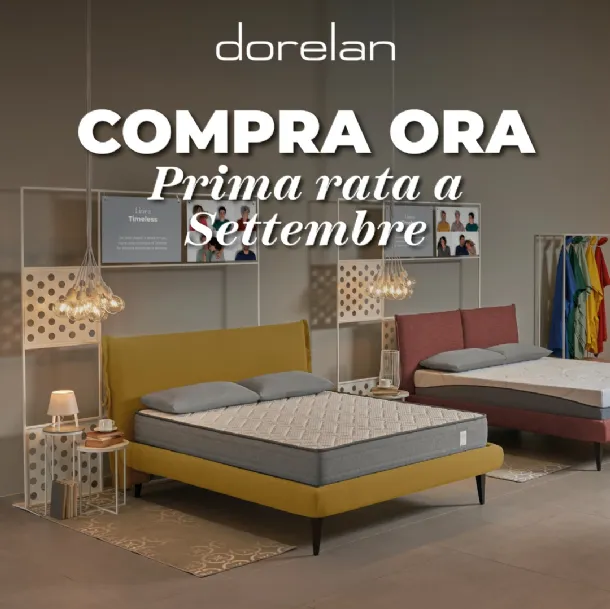 Promo materassi Dorelan