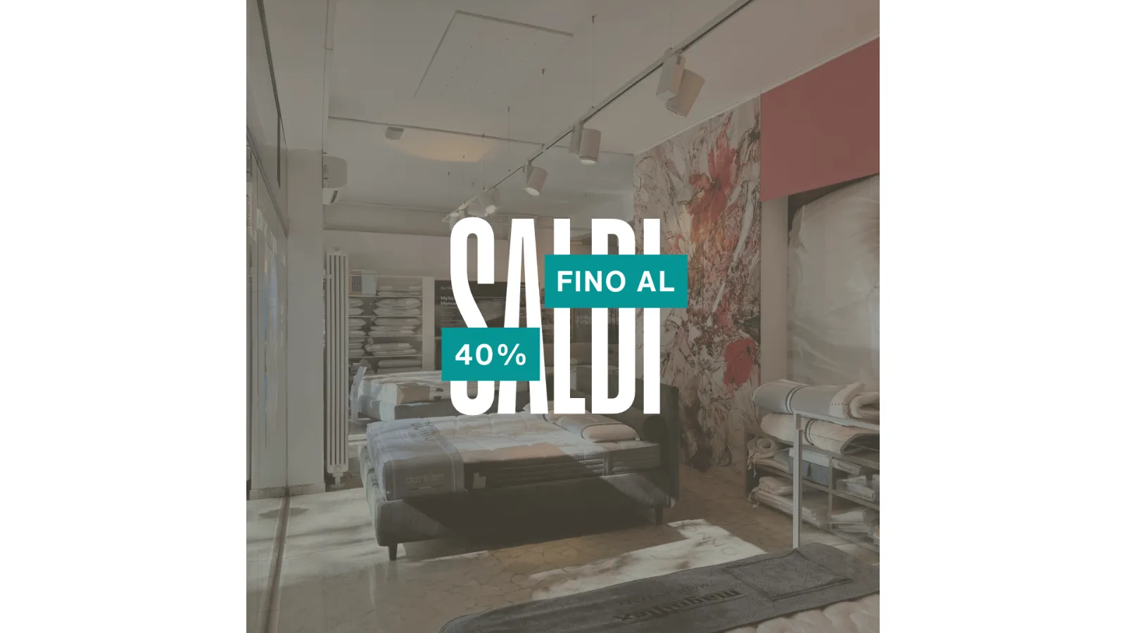 Sconti fino al 40% su una selezione di prodotti.