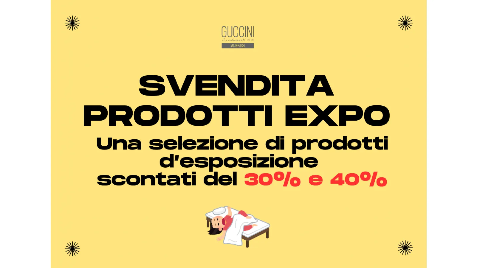  Una selezione di prodotti d’esposizione scontati del 30% e 40%