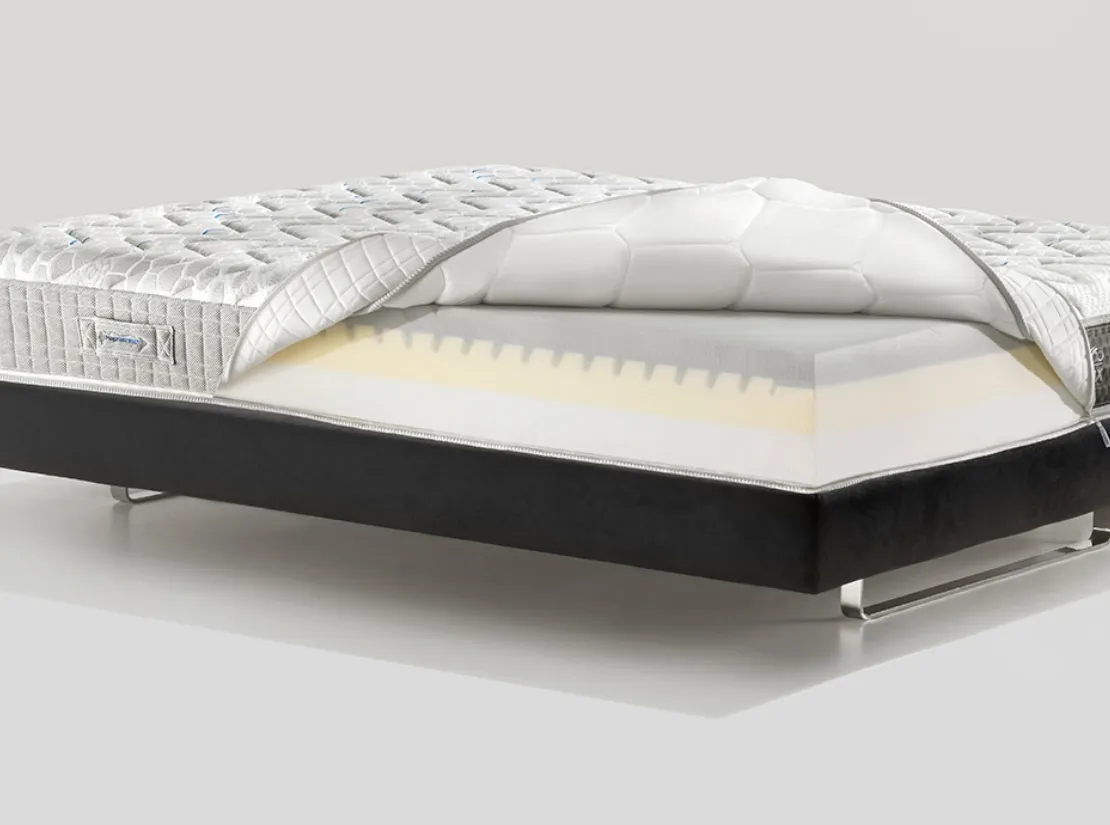 Materasso MagniStretch 9 in memory, eliosoft, elioform e fibra super soft di Magniflex