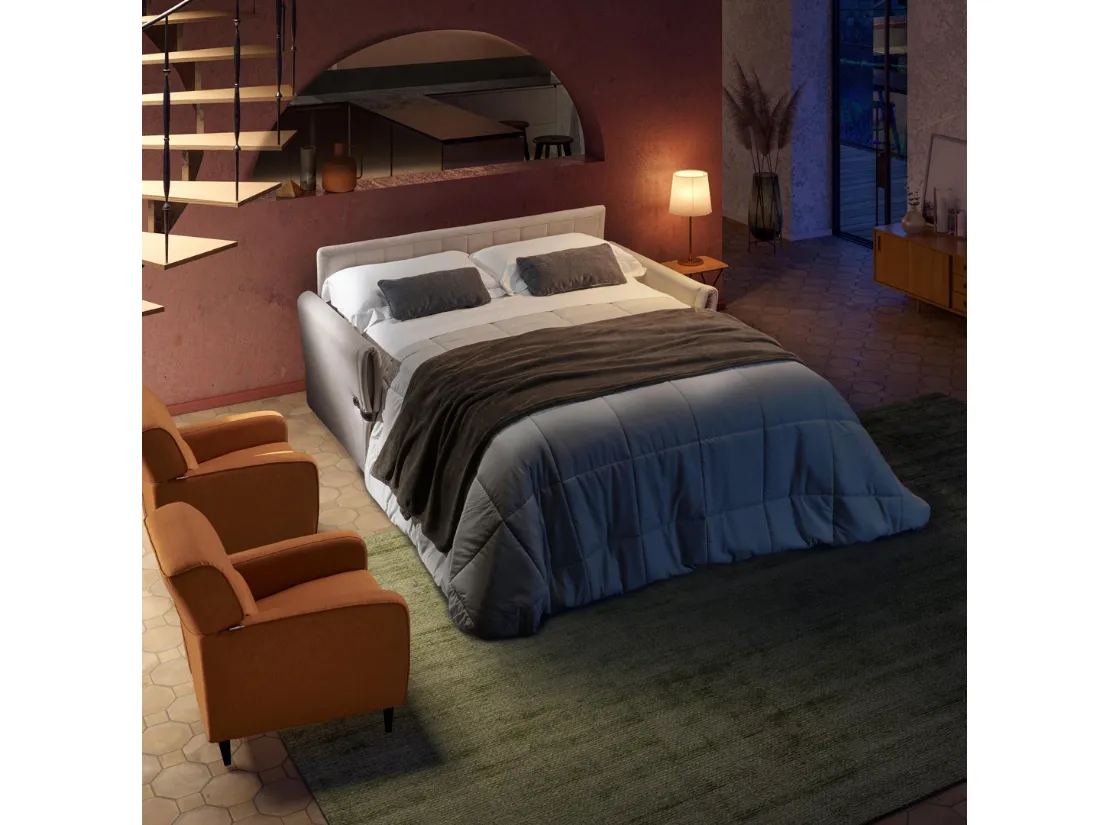 Divano letto matrimoniale Louvre de Il Benessere